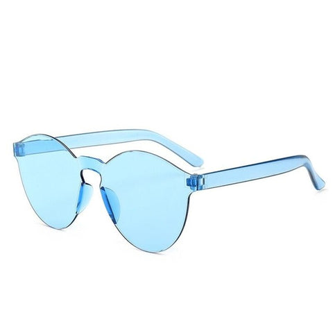 New Fashion Women Flat Sunglasses Luxury Brand Designer Sun glasses Eyewear Candy Color Mirror UV400 oculos de sol