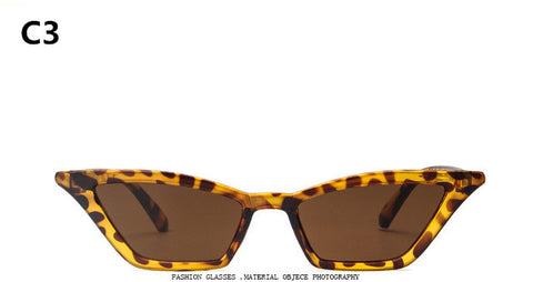 ZXWLYXGX 2018 new cat eye sunglasses women brand design retro colorful transparent colorful fashion cateye sun glasses UV400