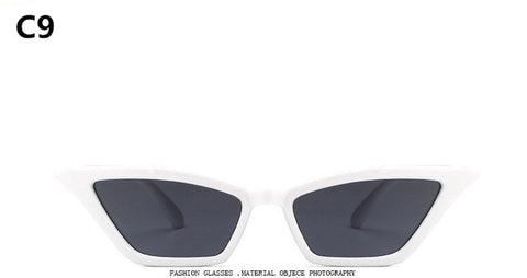 ZXWLYXGX 2018 new cat eye sunglasses women brand design retro colorful transparent colorful fashion cateye sun glasses UV400