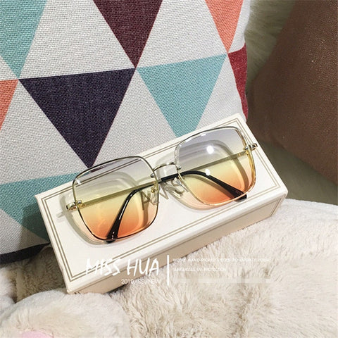 MS 2019 New Brand Designer Sunglasses Women's Oversized Female Sun glasses For Women UV400