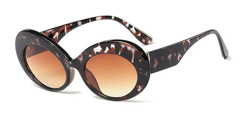 XYKGR fashion cat eye personality sunglasses women's brand designer black leopard sunglasses men and women trend glasses UV400