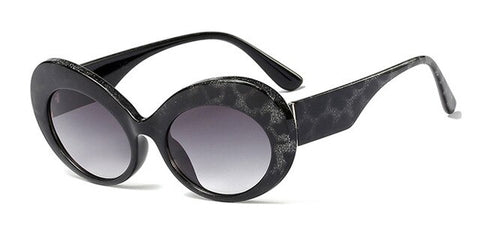 XYKGR fashion cat eye personality sunglasses women's brand designer black leopard sunglasses men and women trend glasses UV400